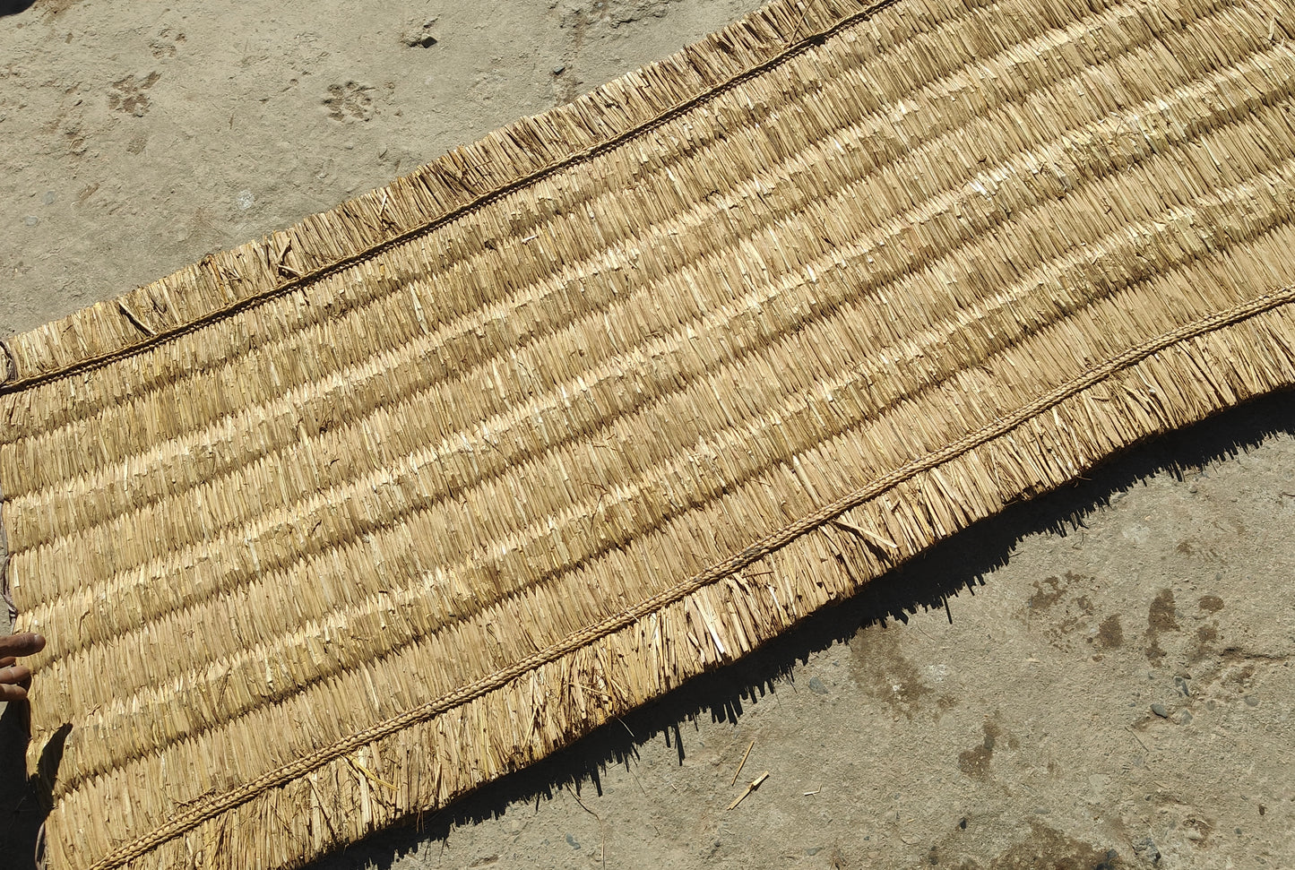 Traditional Nepalese Gundri Sleeping Mat – Handwoven Comfort for Rest and Relaxation