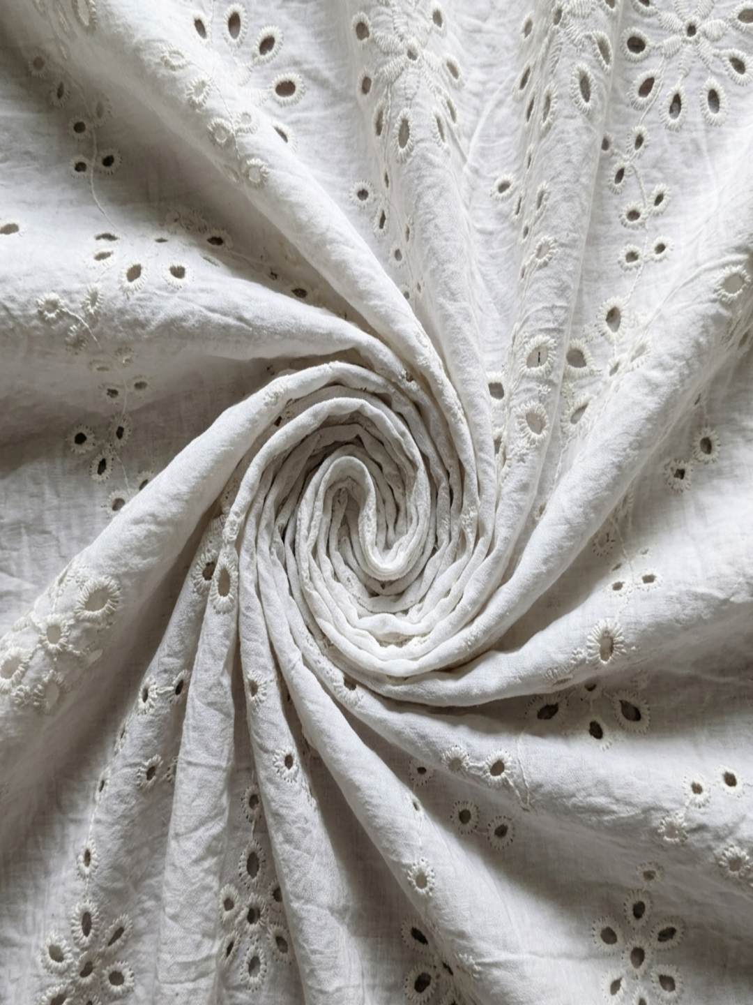 Kora floral embroidered fabric