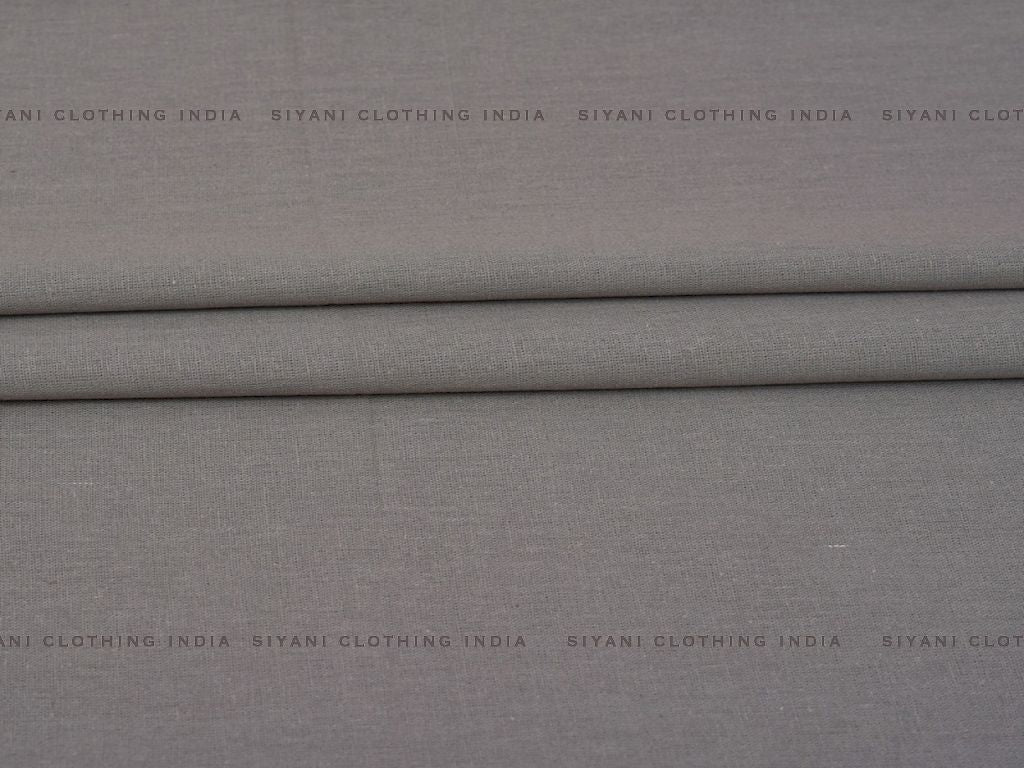 Grey Cotton Flex Fabric - Siyani Clothing India