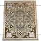 Siyani Light Brown Rangoli Design Hand Knotted Carpet