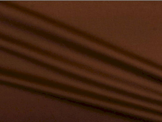 Chocolate Brown Cotton Poplin Fabric Siyani Clothing India