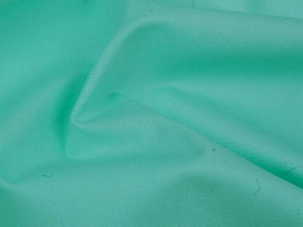 Green Cotton Poplin Fabric Siyani Clothing India