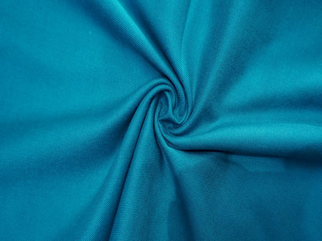 Teal Wool Fabric Siyani Clothing India