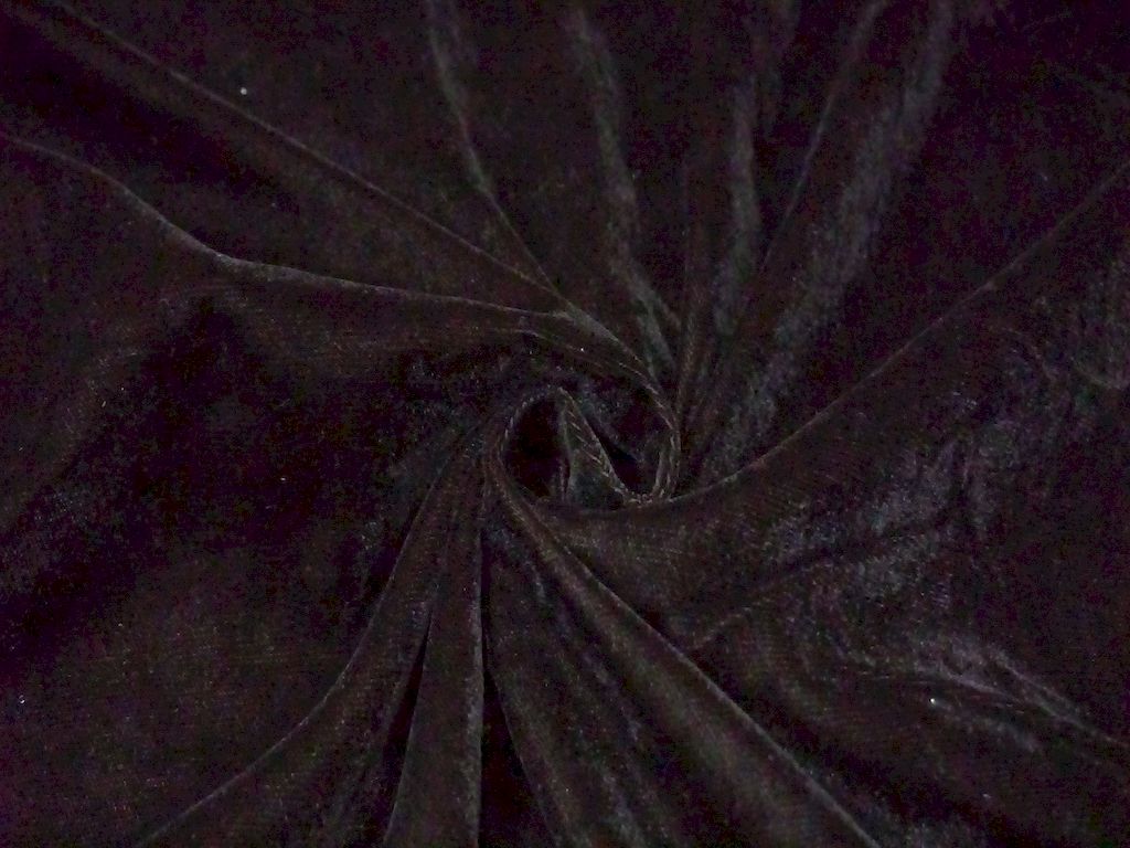 Brown Solid Velvet Fabric Siyani Clothing India