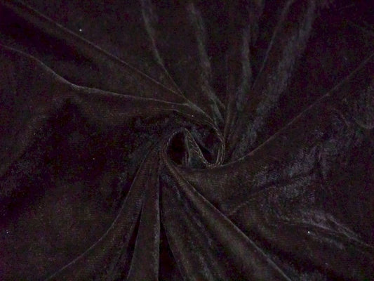 Brown Solid Velvet Fabric Siyani Clothing India