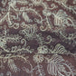 Mauve Thread Embroidered Silk Fabric - Siyani Clothing India