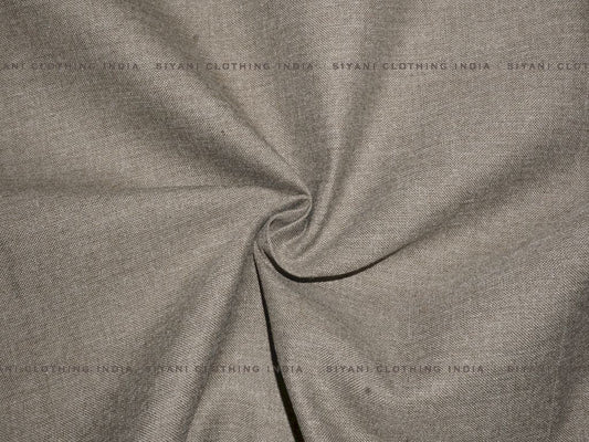 Siyani Olive Cotton Spun Fabric