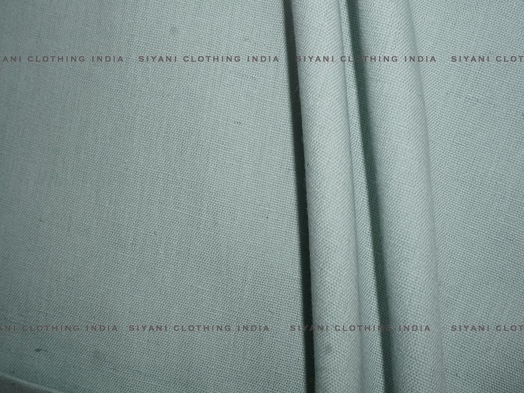 Mild Green Cotton Flex Fabric - Siyani Clothing India