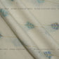 Cream Cotton Dobby Lurex Leaf Pattern Fabric - Siyani Clothing India