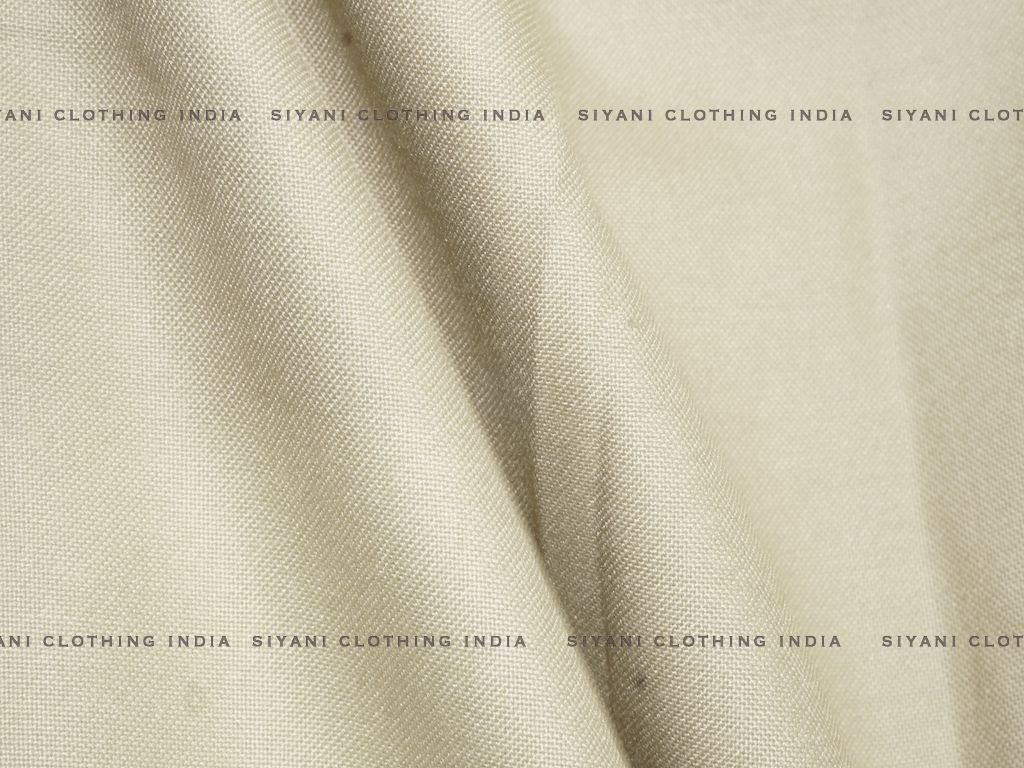 Cream Cotton Spun Fabric - Siyani Clothing India