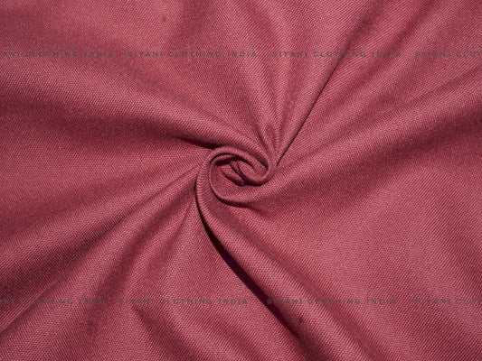Siyani Maroon Cotton Spun Fabric