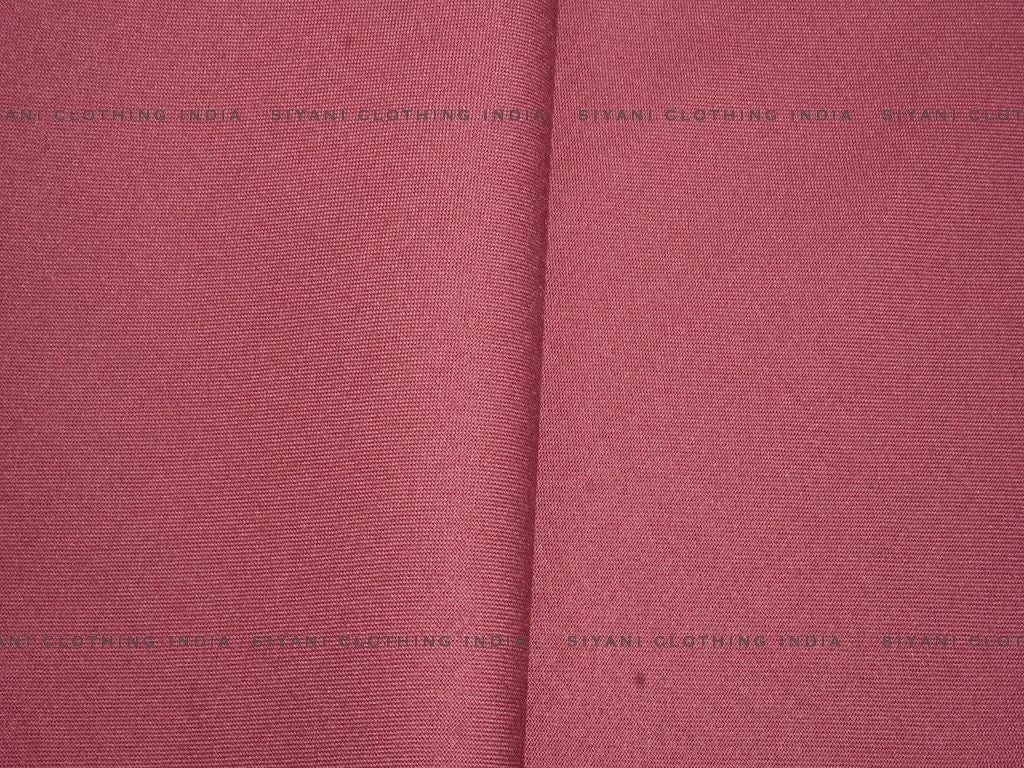 Maroon Cotton Spun Fabric - Siyani Clothing India