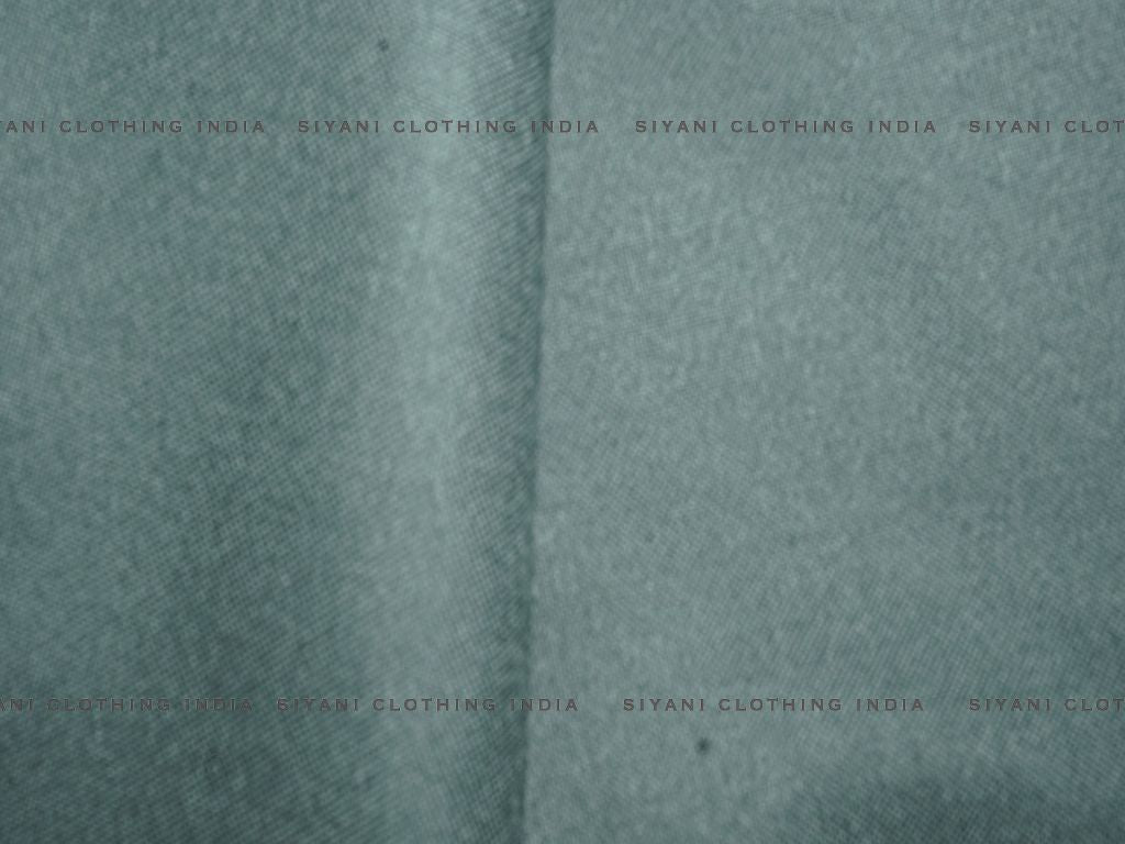 Dark Green Cotton Spun Fabric - Siyani Clothing India