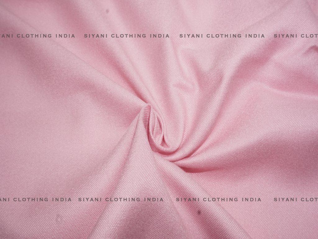 Siyani Baby Pink Cotton Spun Fabric