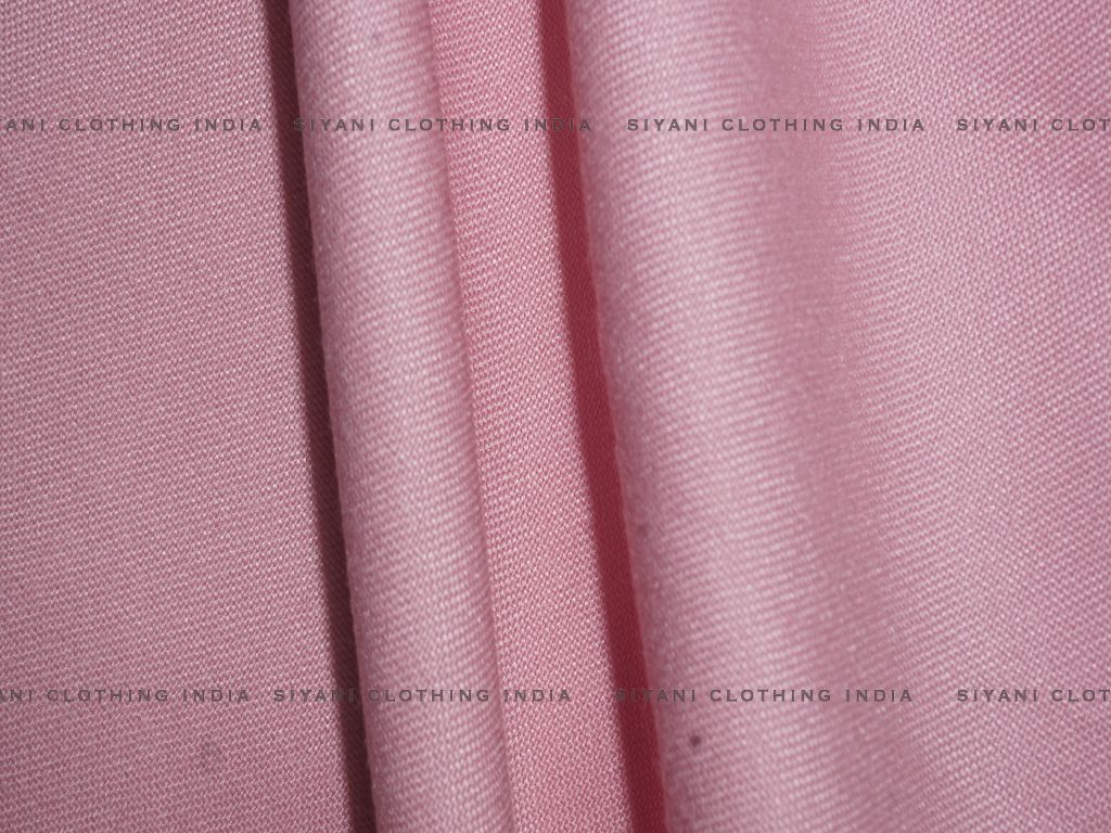 Baby Pink Cotton Spun Fabric - Siyani Clothing India