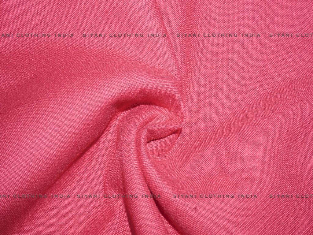 Siyani Magenta Cotton Spun Fabric