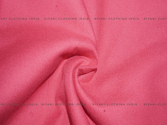 Siyani Magenta Cotton Spun Fabric