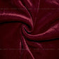 Siyani Magenta Solid Velvet Fabric