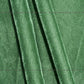 Leaf Green Solid Velvet Fabric - Siyani Clothing India