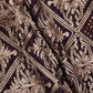 Wine Abstract Design Gota Embroidered Velvet Fabric - Siyani Clothing India