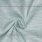 Siyani Leaf Green Stripes Pattern Cotton Lurex Fabric
