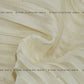 Siyani Cream Pleated Satin Georgette Fabric