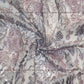 Siyani Grey Hand Embroidered Net Fabric