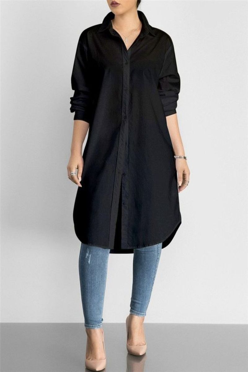 Black Flared Cotton Kurta Siyani Clothing India