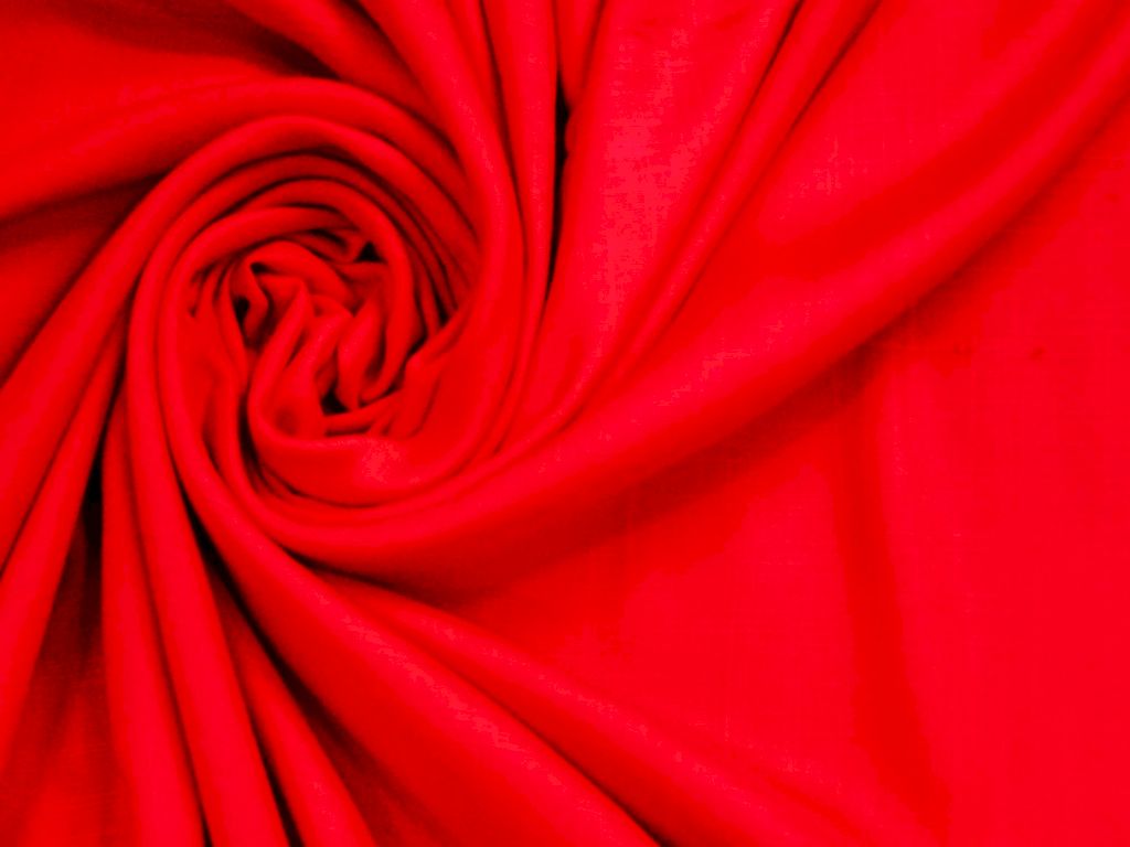 Red Cotton Slub Fabric Siyani Clothing India