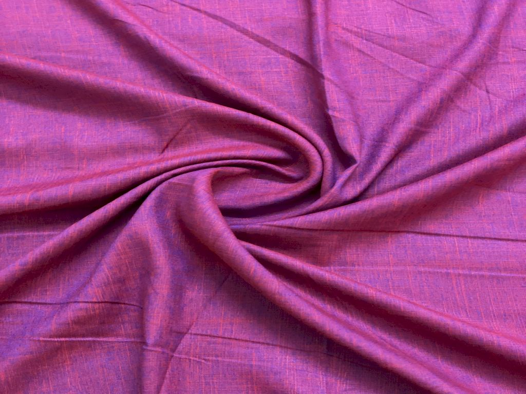 Magenta Dual Tone Rayon Fabric Siyani Clothing India