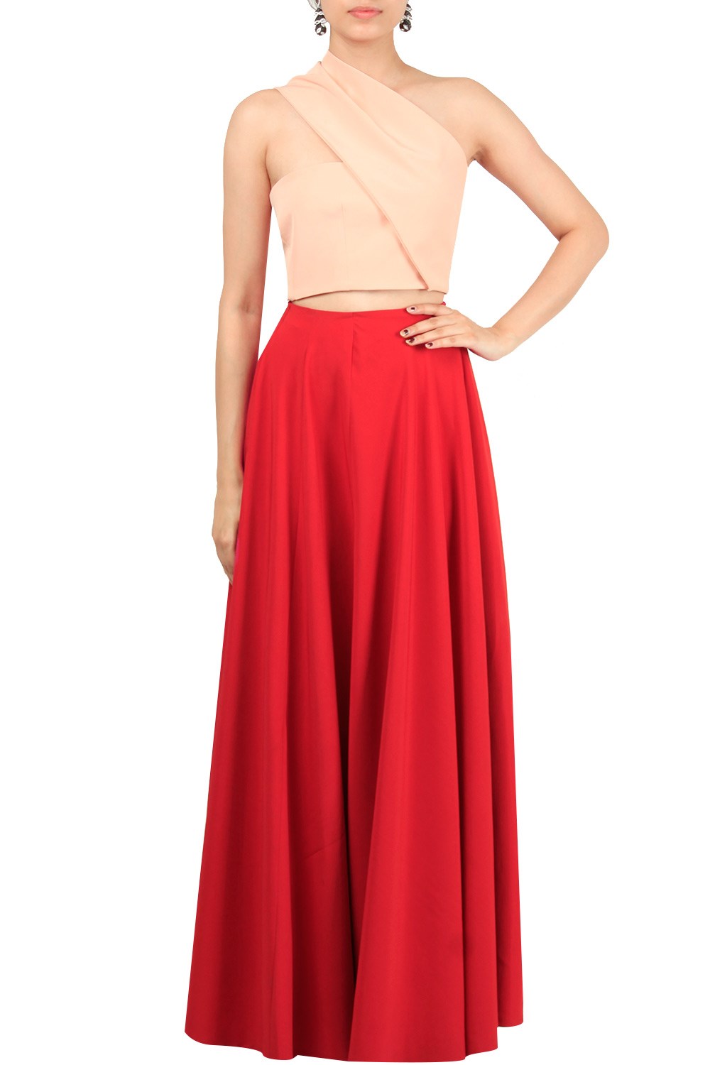 Pink Georgette Lehenga Set Siyani Clothing India