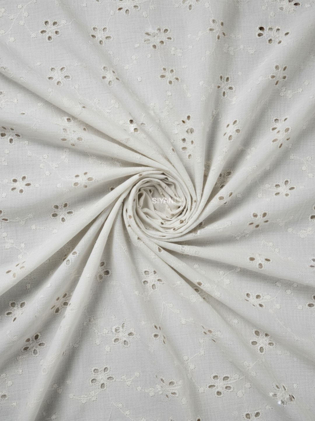 Vintage Floral Hakoba Embroidered Cotton Fabric