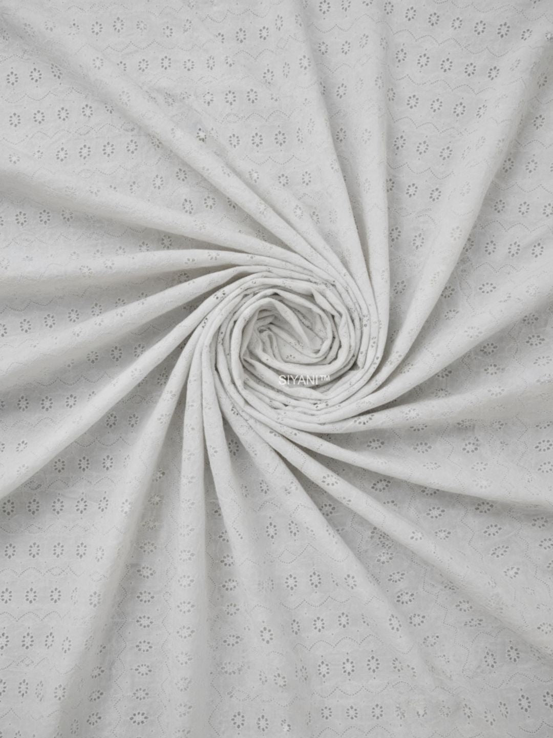 Mini Daisy Cutwork Schiffli Fabric