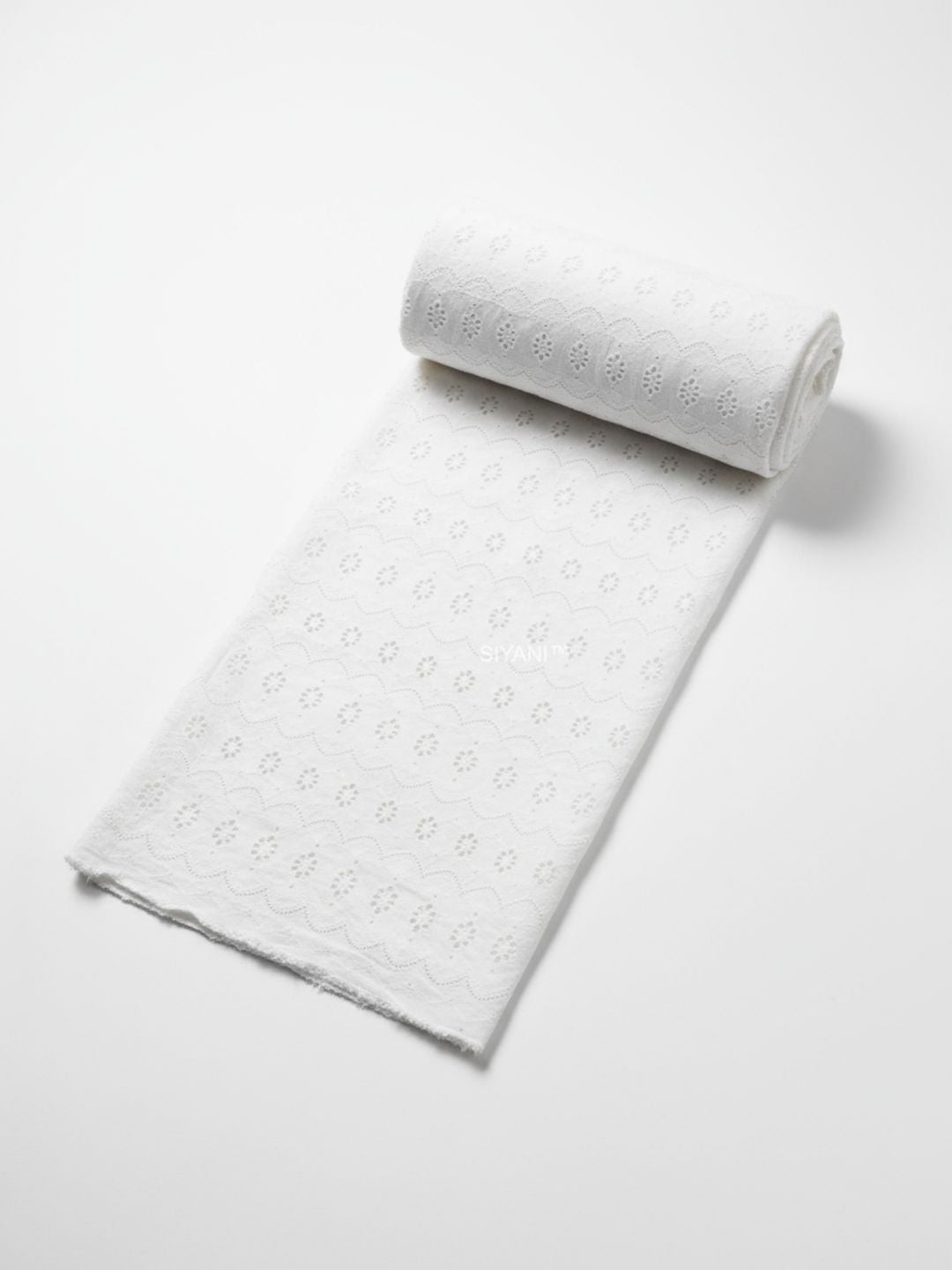 Mini Daisy Cutwork Schiffli Fabric