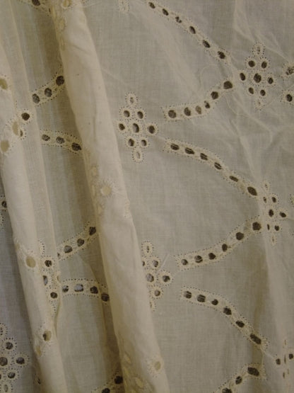 Petal flower Schiffli Embroidered Fabric