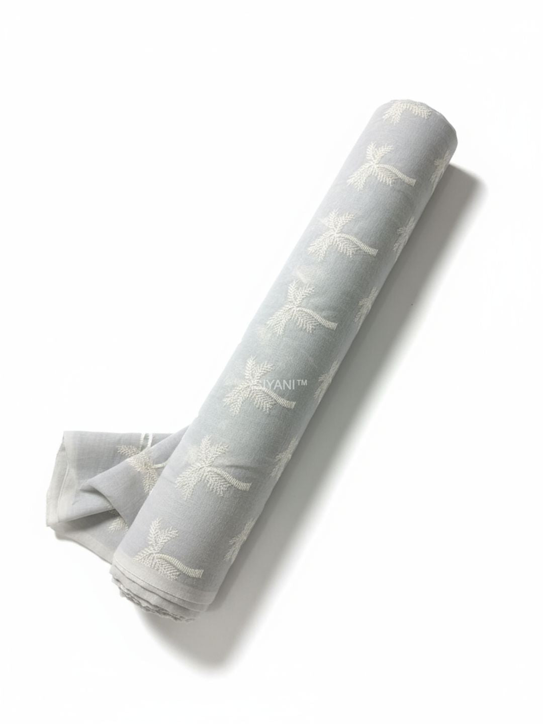 Coconut tree Schiffli Embroidery Pattern Fabric