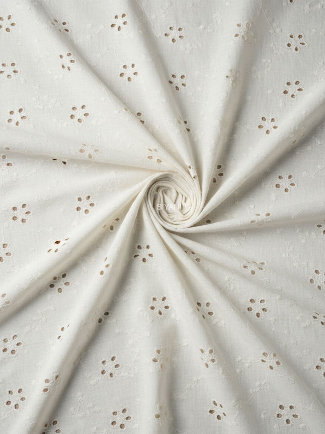 Vintage Floral Hakoba Embroidered Cotton Fabric