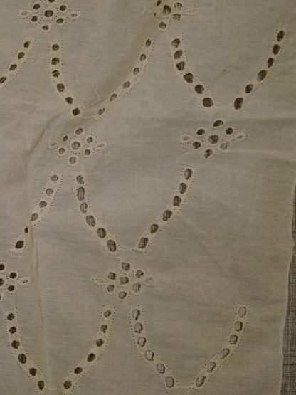 Petal flower Schiffli Embroidered Fabric