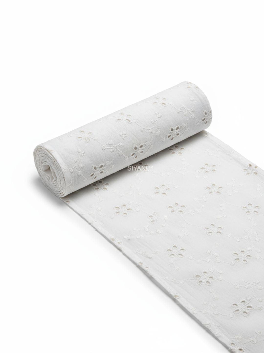 Vintage Floral Hakoba Embroidered Cotton Fabric