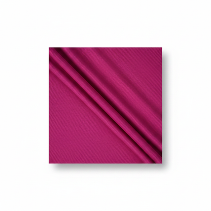 Rani rayon slub lycra fabric diagonal fold hero shot showing drape and stretch