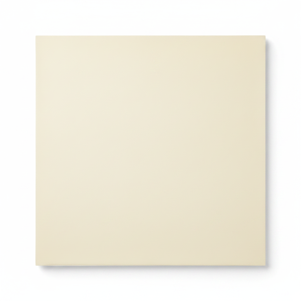 Off white jam cotton fabric laid completely flat showing full piece and ribbed twill texture