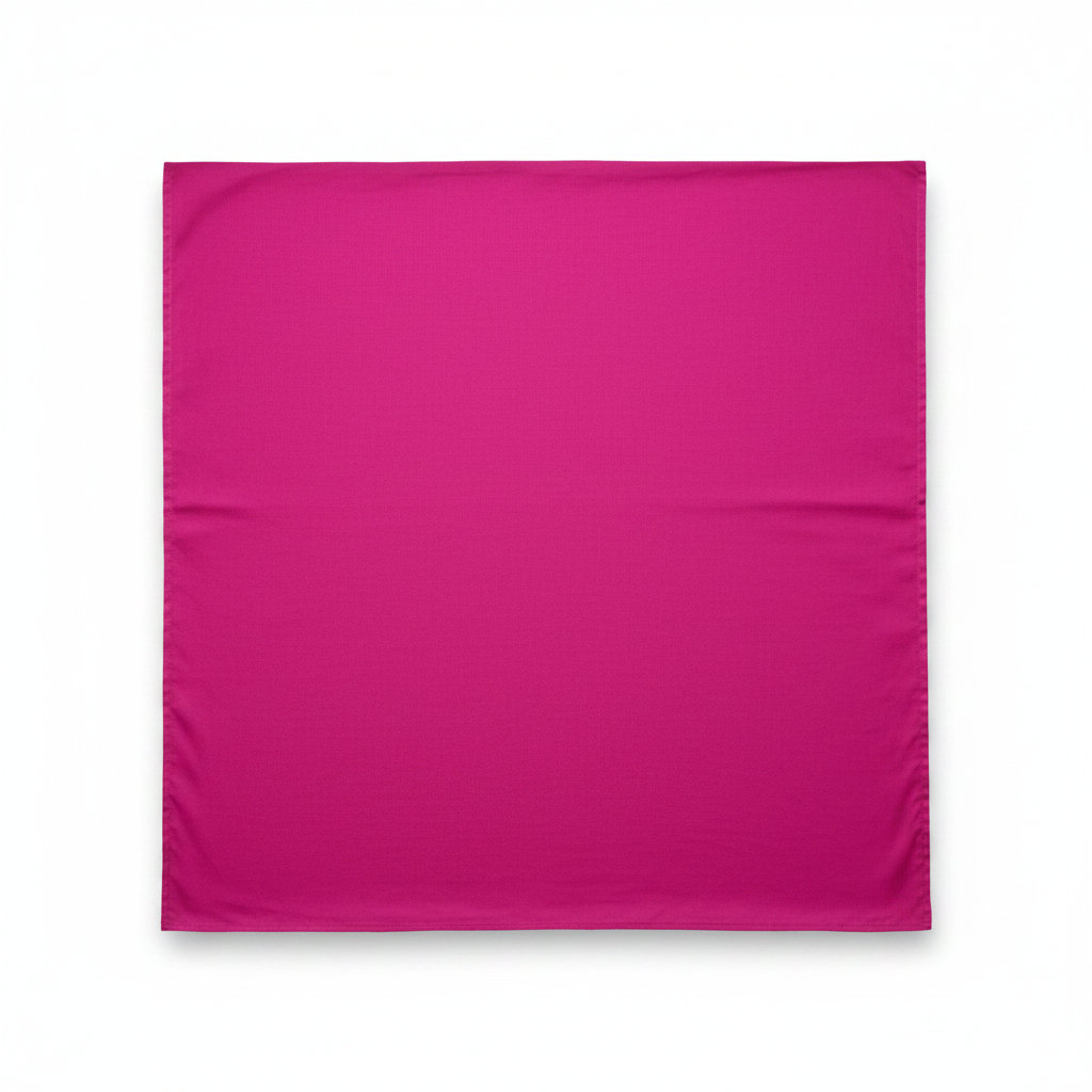 Magenta cotton poplin lycra fabric flat lay showing smooth fine weave texture