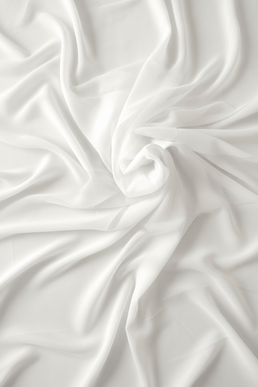 Dyeable Cotton Silk Blend Fabric – Layered Fold