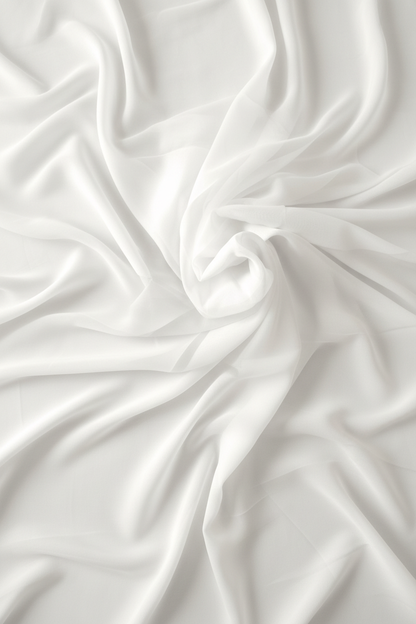 Dyeable Cotton Silk Blend Fabric – Layered Fold