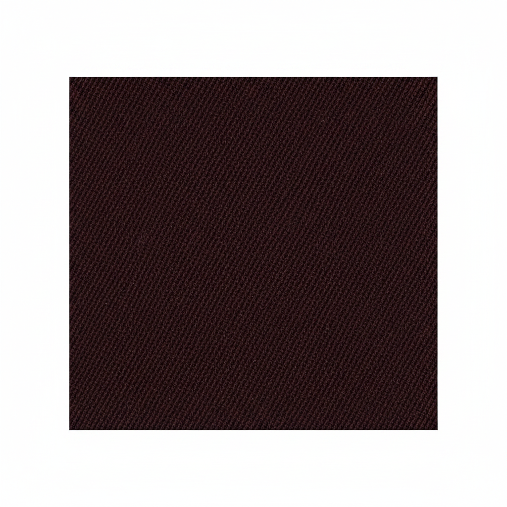 Macro close-up of mahroon rayon slub lycra fabric showing diagonal ribbed weave detail