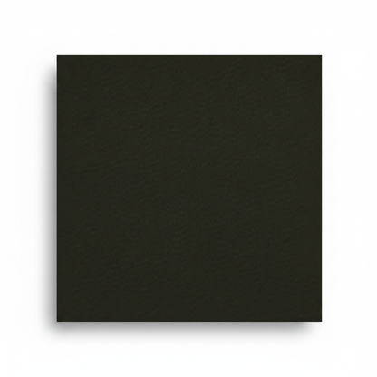 Military green jam cotton fabric laid completely flat showing full piece and ribbed twill texture
