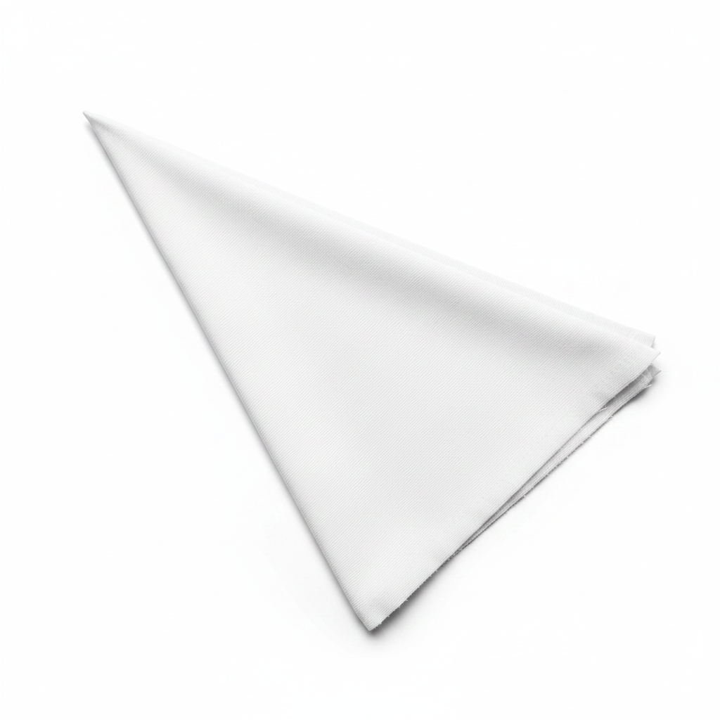 Neel white cotton slub lycra fabric diagonal fold hero shot showing drape and stretch