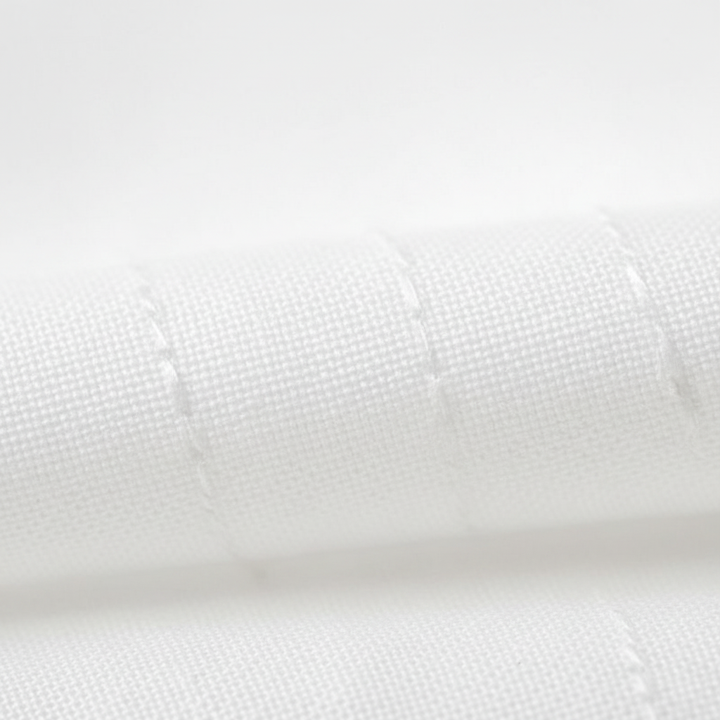 Dyeable Cotton Silk Blend Fabric – Macro Texture Close-up