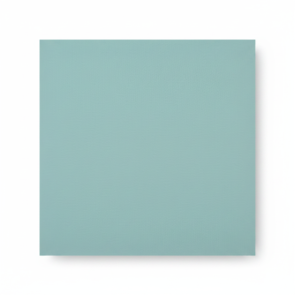 Sky blue jam cotton fabric laid completely flat showing full piece and ribbed twill texture