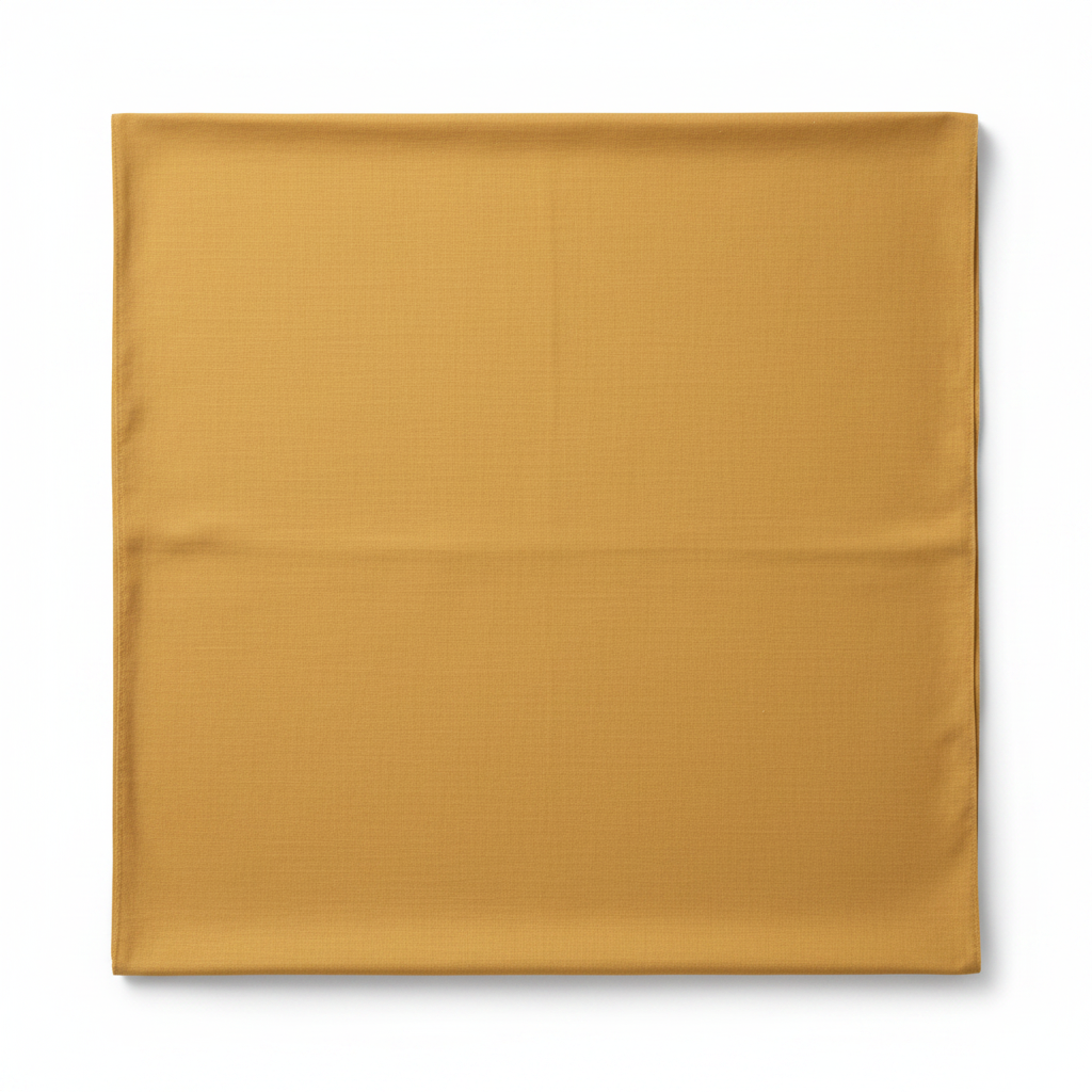 Honey cotton poplin lycra fabric flat lay showing smooth fine weave texture